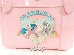 Vintage My Little Pony G1 Lunch Box With Accessories 1986 Hasbro Nonuse