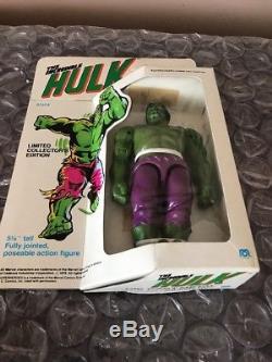 Vintage NEW IN BOX Mego Incredible Hulk Die Cast Metal & Plastic Figure 1979