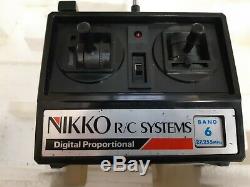 Vintage NIKKO Sea Star Battery Operated Remote Control RC Submarine in box