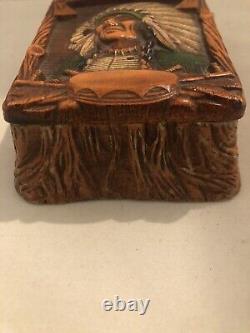 Vintage Native American Playing Card Box