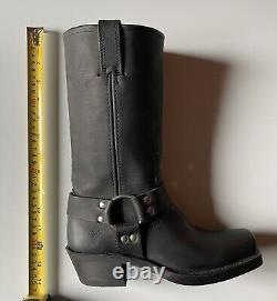 Vintage New In Box Frye Harness Women Biker Boots Size 5 1/2 Black USA