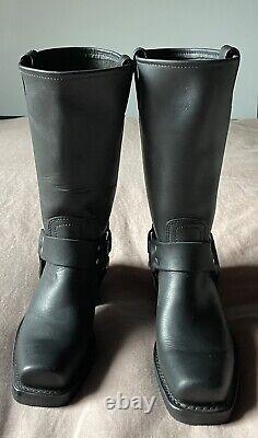 Vintage New In Box Frye Harness Women Biker Boots Size 5 1/2 Black USA