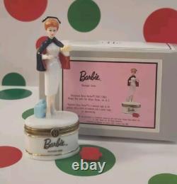 Vintage Nurse Barbie Very Rare PHB Porcelain Hinged Box Midwest Cannon Falls NIB