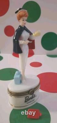 Vintage Nurse Barbie Very Rare PHB Porcelain Hinged Box Midwest Cannon Falls NIB