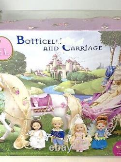 Vintage ORIGINAL Opened BOX Barbie Rapunzel Botticelli & Carriage 2001