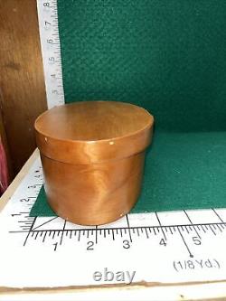 Vintage OVAL SHAKER PANTRY / STORAGE BOX 3 Fingers Signed Bob Brennan 7by4