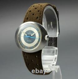 Vintage Omega Dynamic Tool. 102 Blue Dial Women's Manual Watch Exc+5 Box