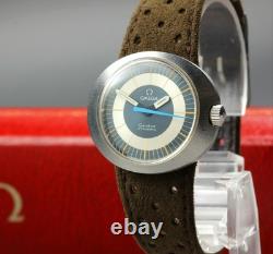 Vintage Omega Dynamic Tool. 102 Blue Dial Women's Manual Watch Exc+5 Box