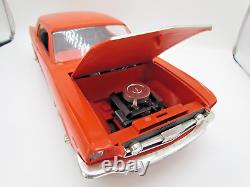 Vintage Orange AMT 1966 Ford Mustang Coupe Dealer Promo Model Car 125 with Box
