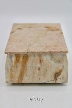 Vintage Organic Modern Stone Box