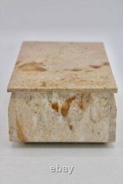 Vintage Organic Modern Stone Box