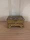 Vintage Ornate Brass Casket Jewelry Box, Mid Century French Style Trinket Box