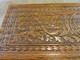 Vintage Ornate Sewing Trinket Wooden Box W Latch Antique Boxes Sew 9706