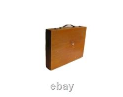 Vintage Painters Box Wood Breifcase