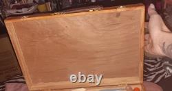 Vintage Painters Box Wood Breifcase