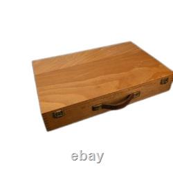 Vintage Painters Box Wood Breifcase