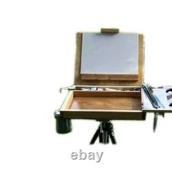 Vintage Painters Box Wood Breifcase