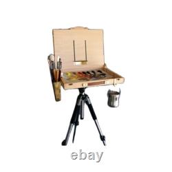 Vintage Painters Box Wood Breifcase