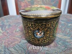 Vintage Palech Porcelain Trinket box, Russian Art of stunning detail / Pristine