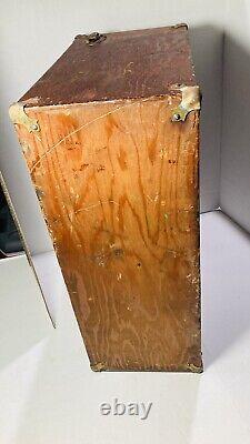 Vintage Pine Grain Box 9 Drawer Pine Wood Machinist Chest Tool tackle Box