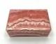 Vintage Pink Rhodochrosite And Onyx Hinged Trinket Box Well Matched Slabs