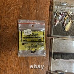 Vintage Plano 960 Tackle Box Loaded with Luhr Jensen Krocodile, Needlefish Vintage Plano 960 Tackle Box Loaded with Luhr Jensen Krocodile, Needlefish