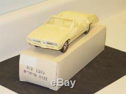 Vintage Plastic 1968 Pontiac GTO Convertible + Box, Dealer Promo Car