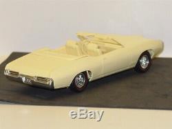Vintage Plastic 1969 Pontiac GTO Convertible + Box, Dealer Promo Car