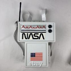 Vintage Plastic NASA Space Backpack Walkie Talkie Set ERTL 1985 with Original Box
