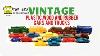 Vintage Plastic Wood And Rubber Toy Cars And Trucks Mixed Brands