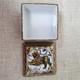 Vintage Porcelain Lion Trinket Box, Lion Figurine, Leo Zodiac-8.25''w