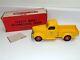 Vintage Product Miniature Plastic Model International Truck In Box, Yellow