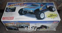 Vintage RC Car Kyosho Outrage ST II Original box electric 1/10 truck buggy