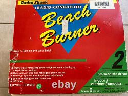 Vintage Radio Shack RC Off Road Beach Burner Toy RC Car with Remote CIB Boxed RARE