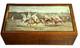 Vintage Ralph Lauren Polo Box Wooden With Polo Players Equestrian Motif