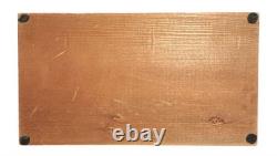 Vintage Ralph Lauren Polo Box Wooden with Polo Players Equestrian Motif