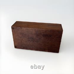 Vintage Ralph Lauren Polo Box Wooden with Polo Players Equestrian Motif Hinged