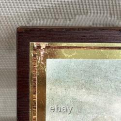 Vintage Ralph Lauren Polo Box Wooden with Polo Players Equestrian Motif Hinged