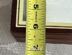 Vintage Ralph Lauren Polo Box Wooden with Polo Players Equestrian Motif Hinged