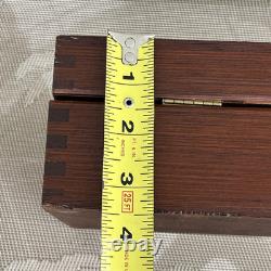 Vintage Ralph Lauren Polo Box Wooden with Polo Players Equestrian Motif Hinged