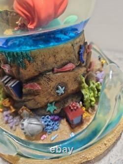 Vintage Rare Disney 1989 Little Mermaid Musical Light Up Water Globe NO BOX