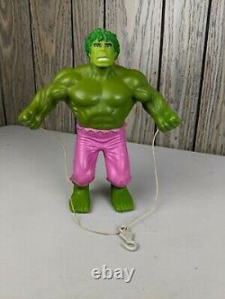 Vintage Remco Energized Hulk Original with Box and Accessories 1979 Not working