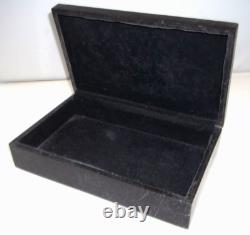 Vintage Renoir black box covered in tesselated stone unique 6.25 w x10.25 x 2.75