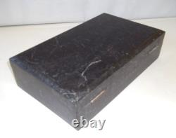 Vintage Renoir black box covered in tesselated stone unique 6.25 w x10.25 x 2.75