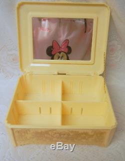Vintage Retro 50s- 60s Plastic Decorative Chinese Scene Jewelry Box