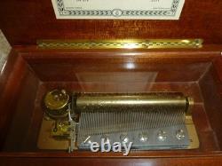 Vintage Reuge Sainte Croix 72 Keys Music Box 3 Songs Tschaikovsky Nutcracker