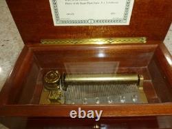 Vintage Reuge Sainte Croix 72 Keys Music Box 3 Songs Tschaikovsky Nutcracker