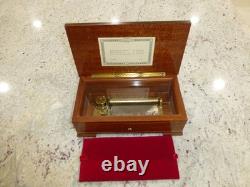 Vintage Reuge Sainte Croix 72 Keys Music Box 3 Songs Tschaikovsky Nutcracker