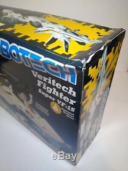 Vintage Robotech Harmony Gold Matchbox Veritech Fighter Super VF1-S Mint In Box