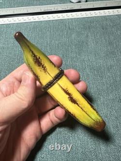 Vintage Rochard Limoges Peint Main Banana Trinket Box